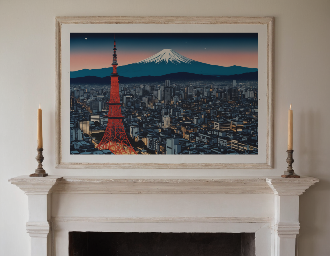 Tokyo, Old Ink New Town previewed in a real room