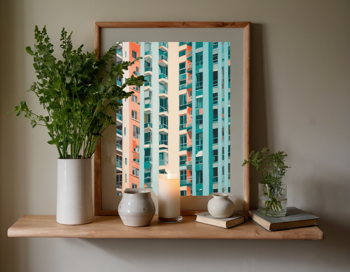 Stacked in Colour previewed in a real room