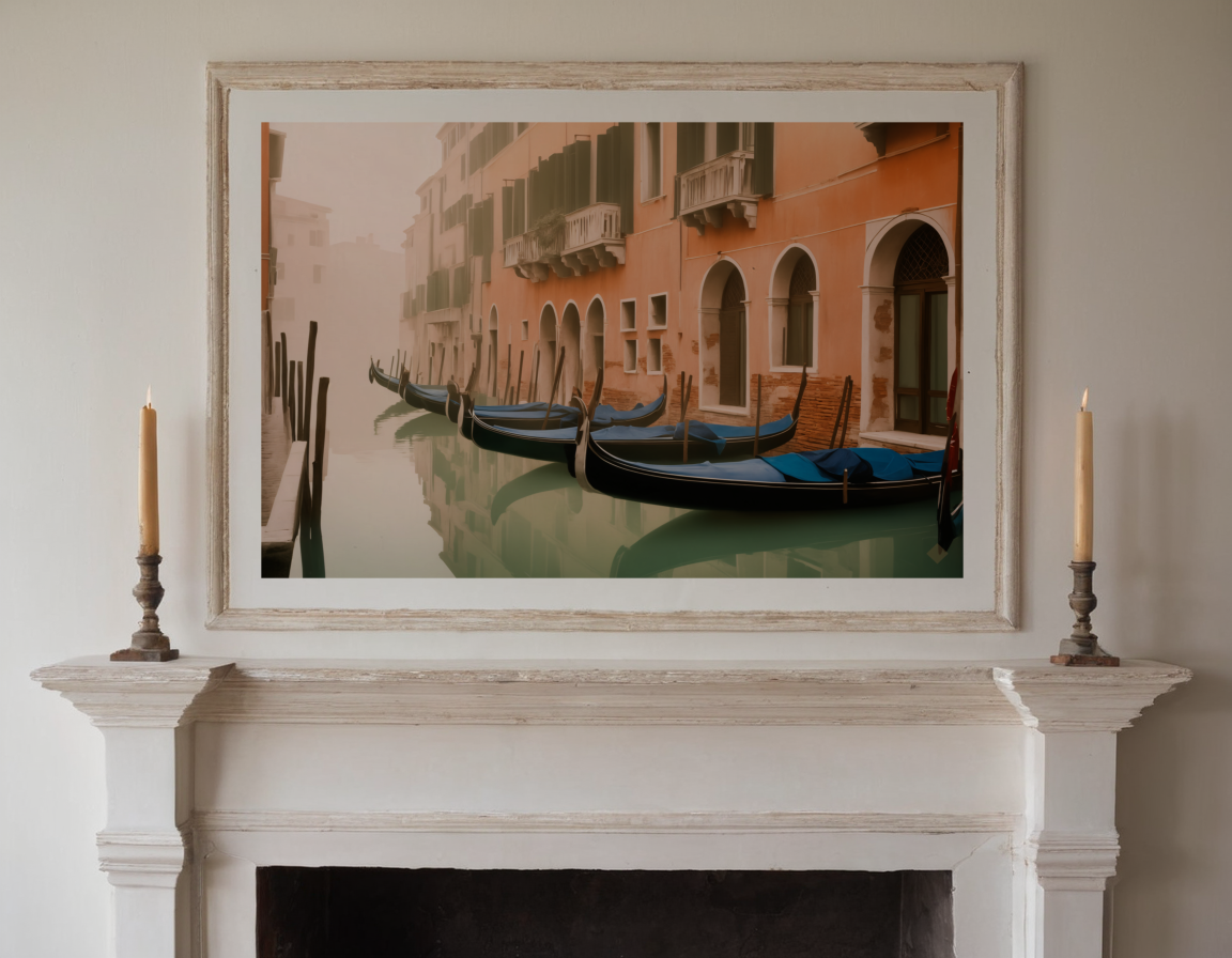 Grand Canal, First Light previewed in a real room