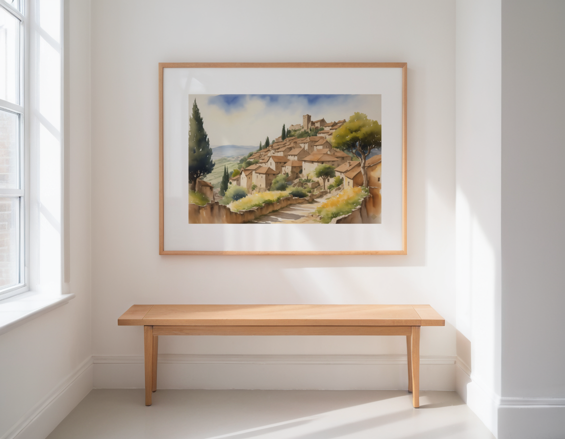 Hilltop in Stone previewed in a real room