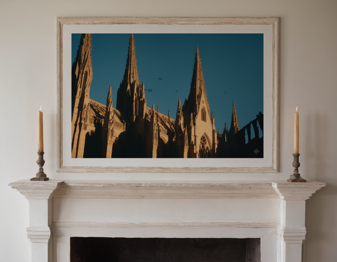 Buttress and Light previewed in a real room