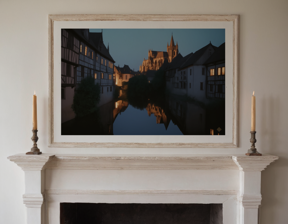 Cathedral Over the River previewed in a real room