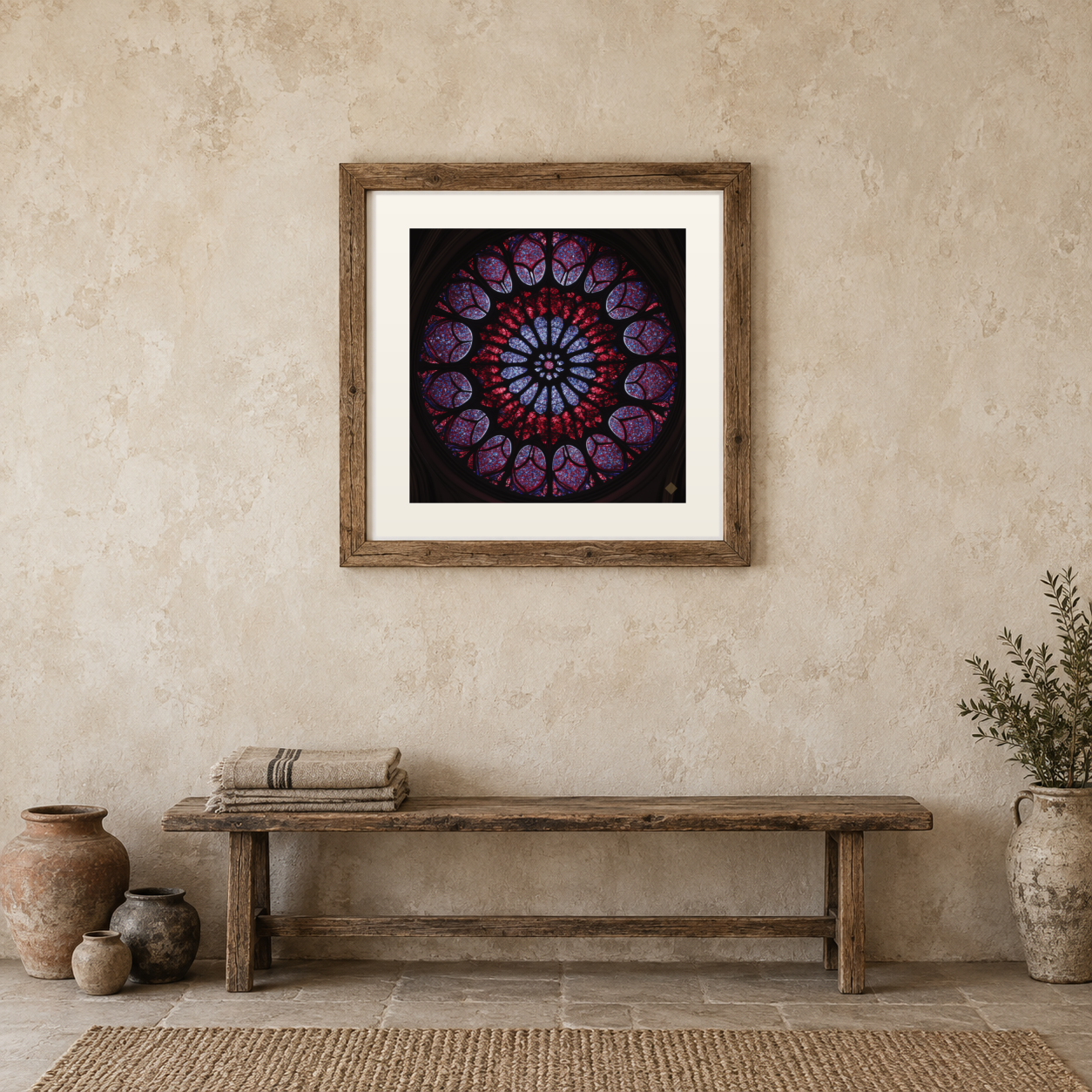 Rose Window, Lit previewed in a real room