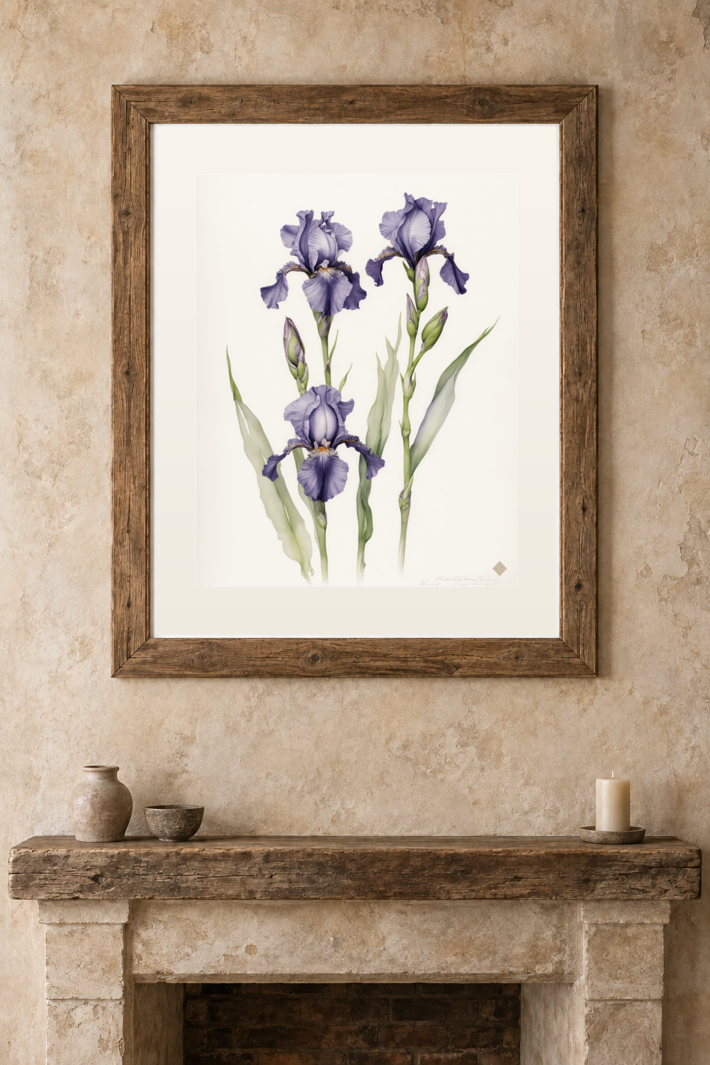 Iris Study previewed in a real room