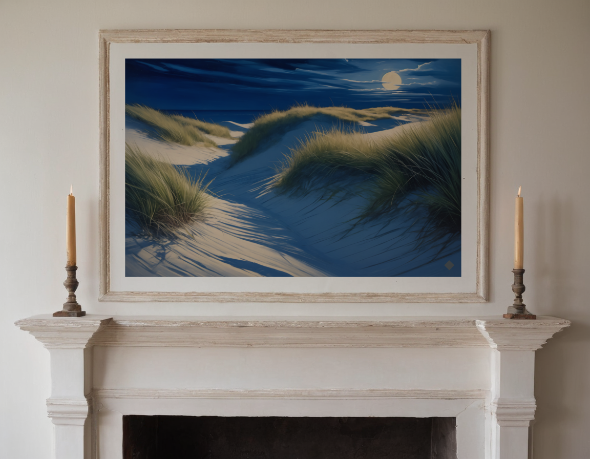 Dunes at Midnight previewed in a real room