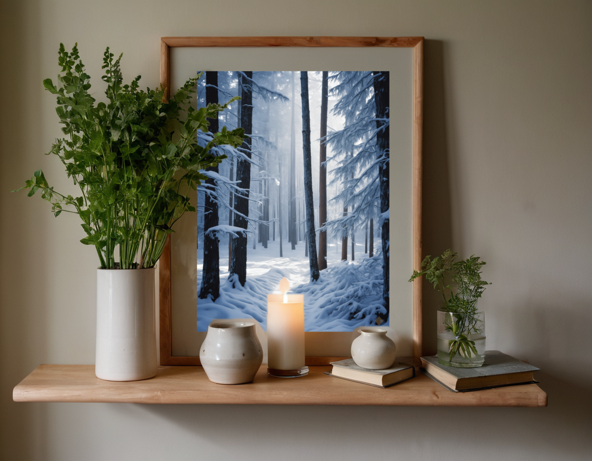 Frosted Spruce Wood previewed in a real room