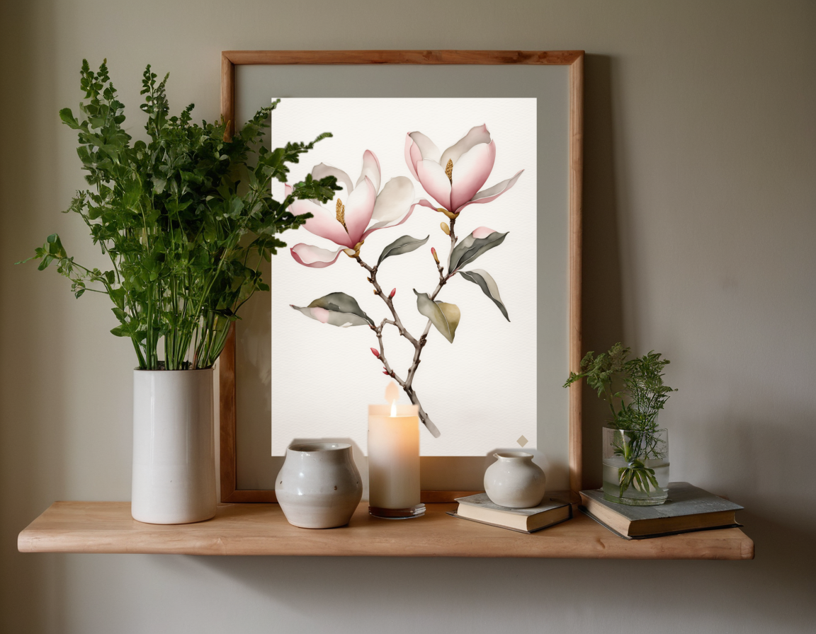 Magnolia Branch previewed in a real room