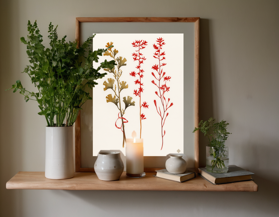 Seaweed Study previewed in a real room