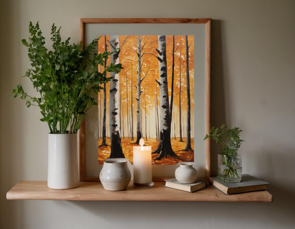 Autumn Wood previewed in a real room