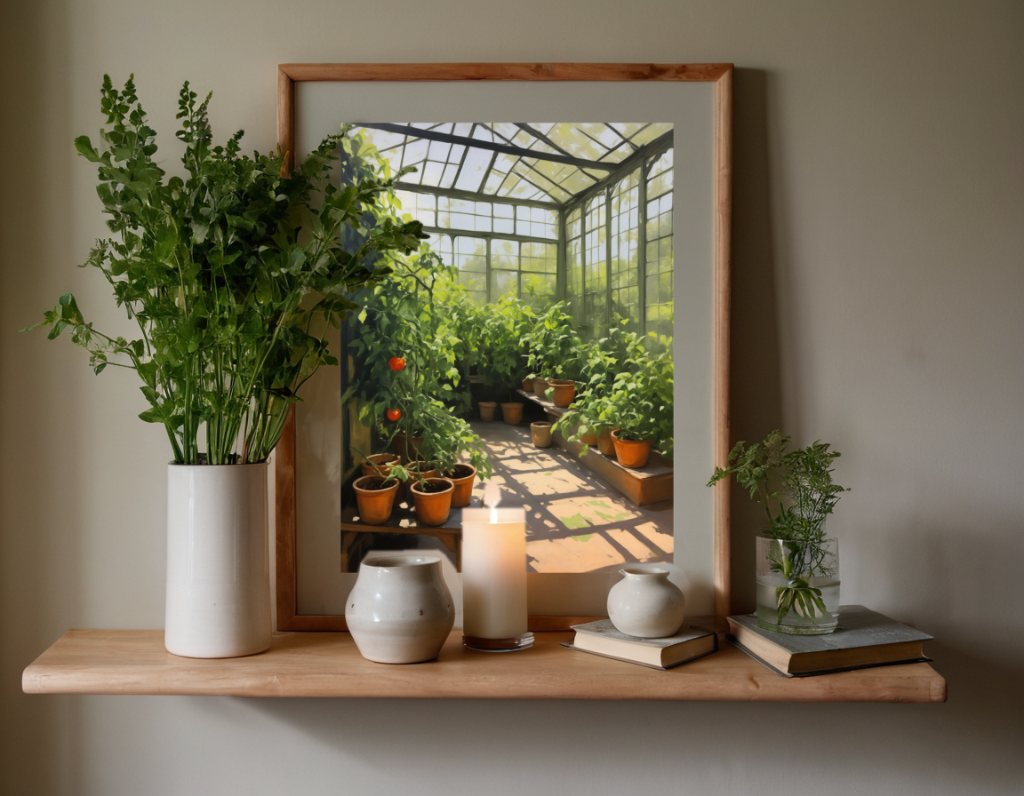 The Greenhouse in Summer previewed in a real room