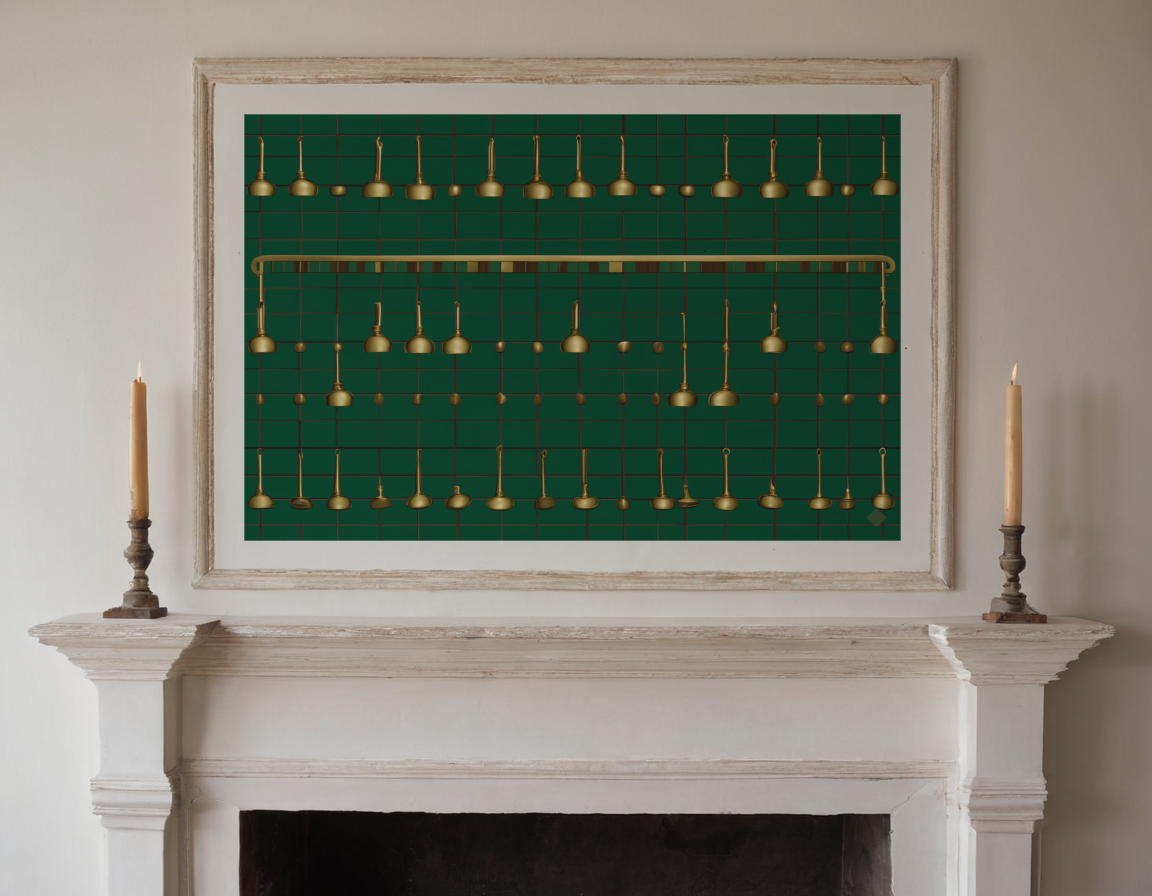 Sleigh Bells in Mosaic previewed in a real room