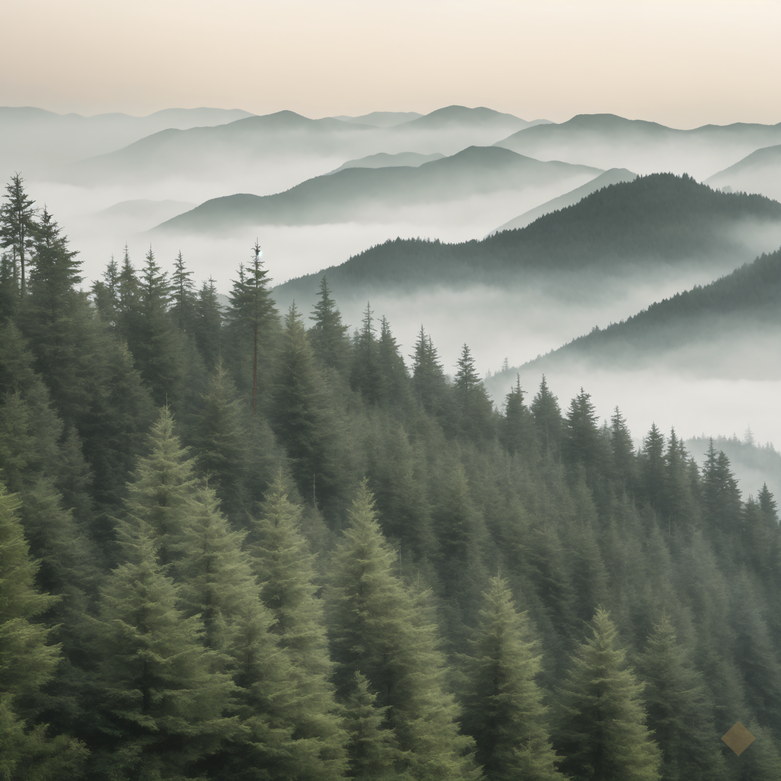Misty Pine Ridges