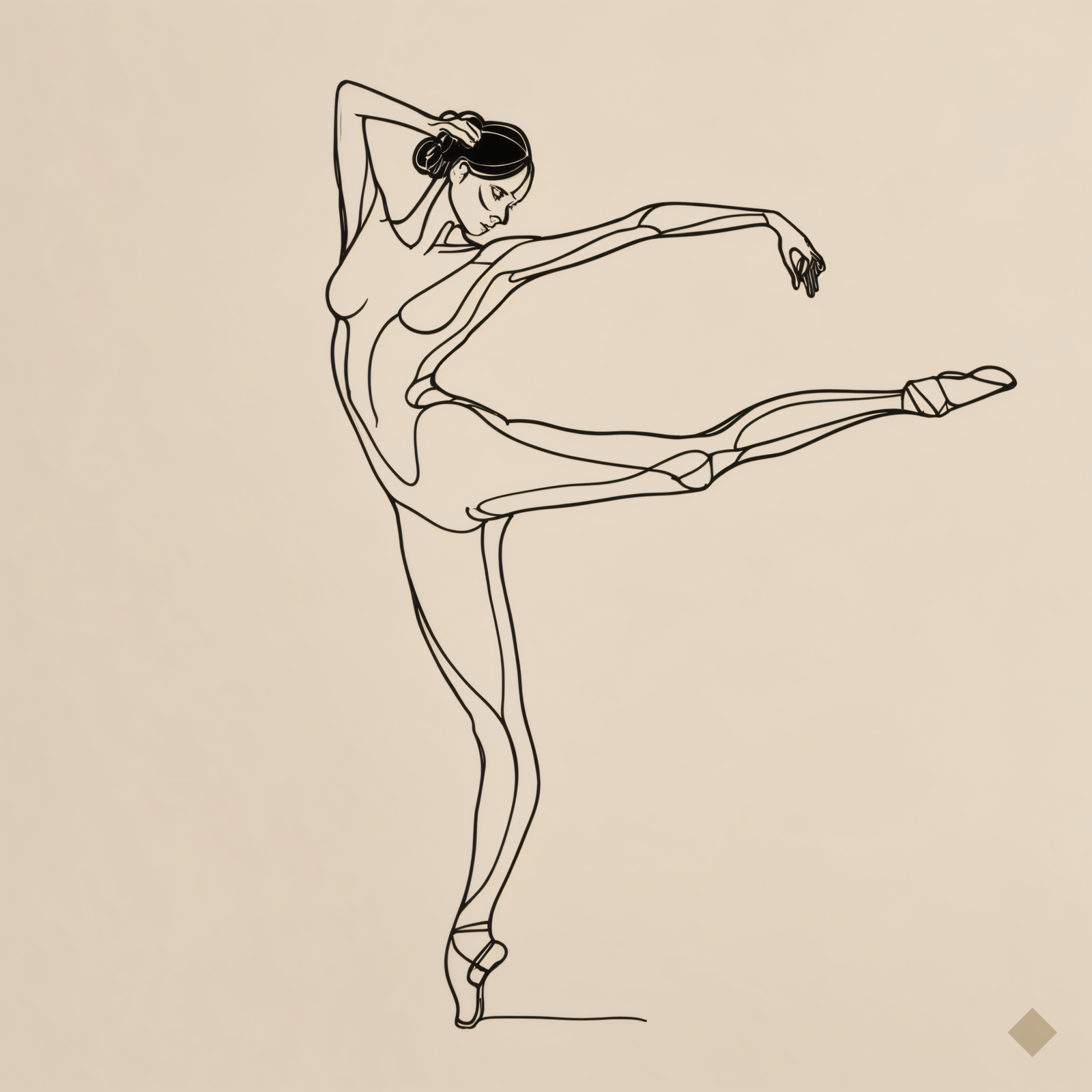 One Line Dancer