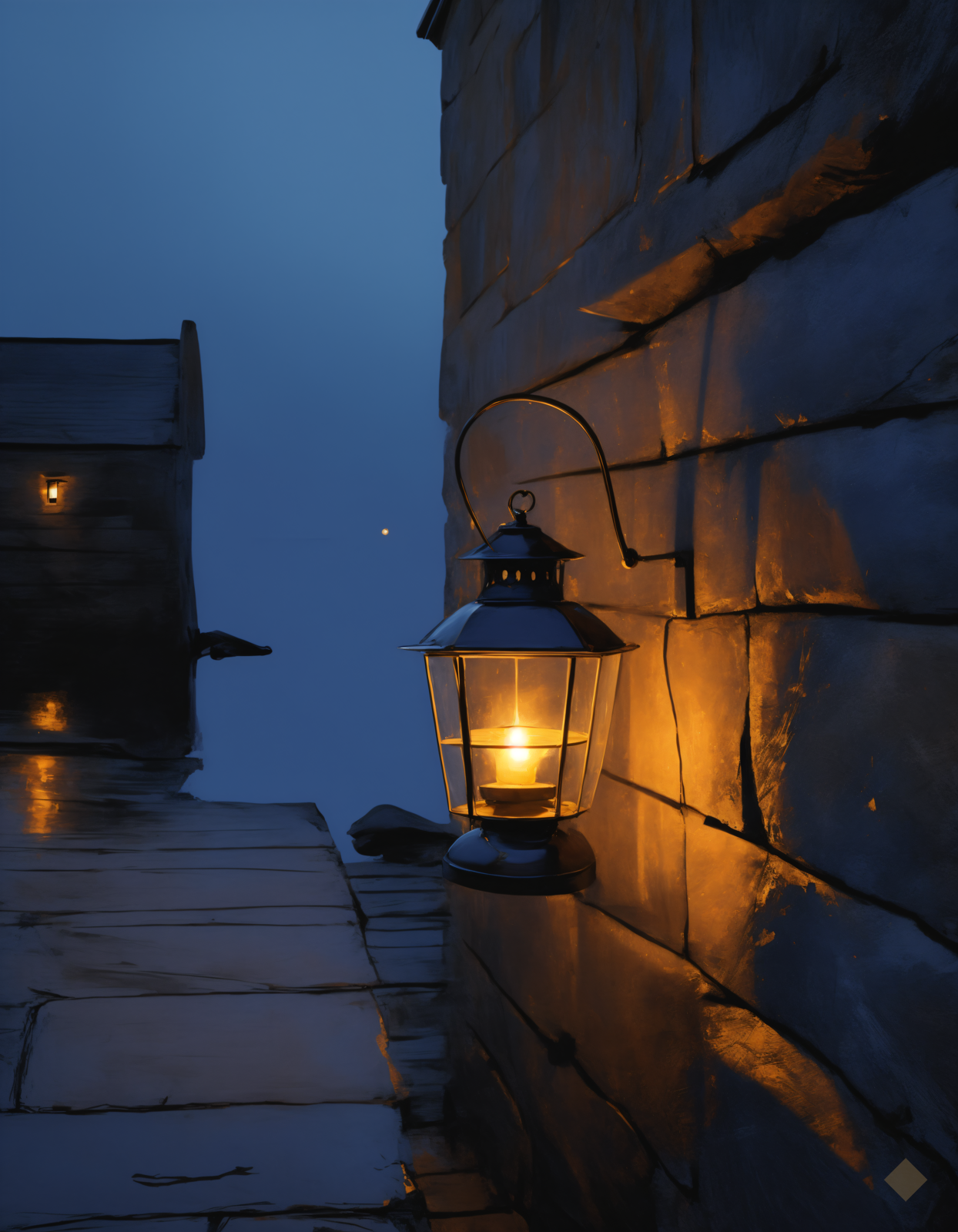 Harbour Wall Rain