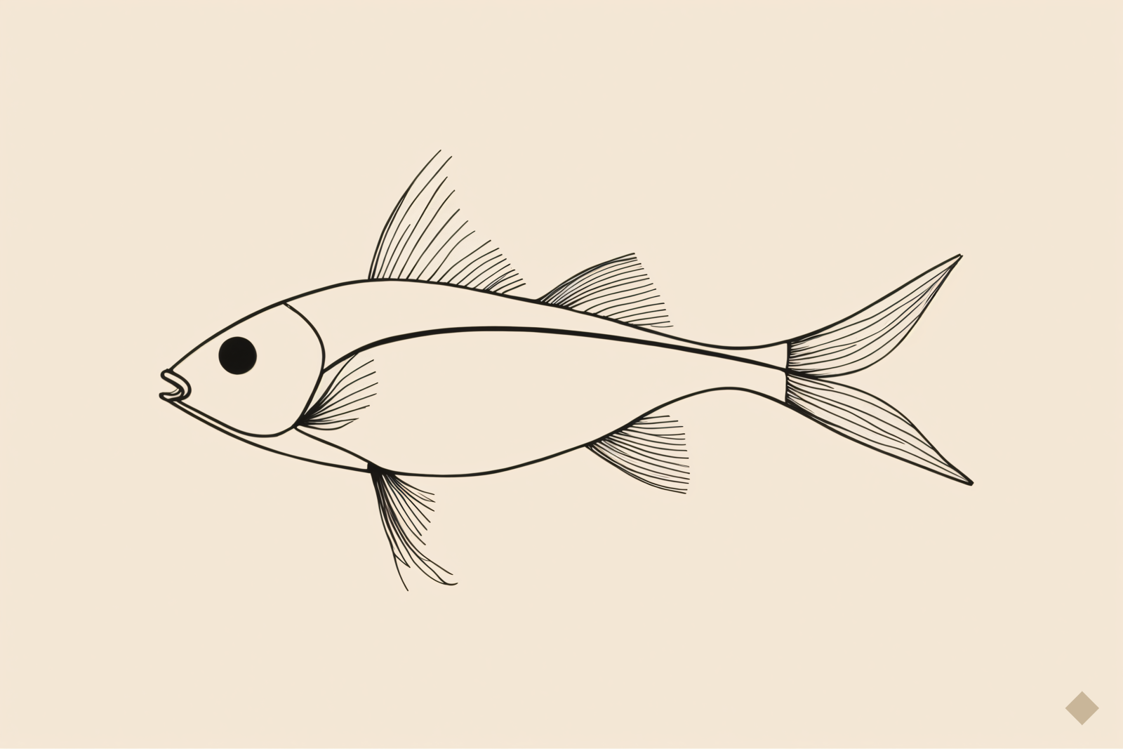 One Line Fish