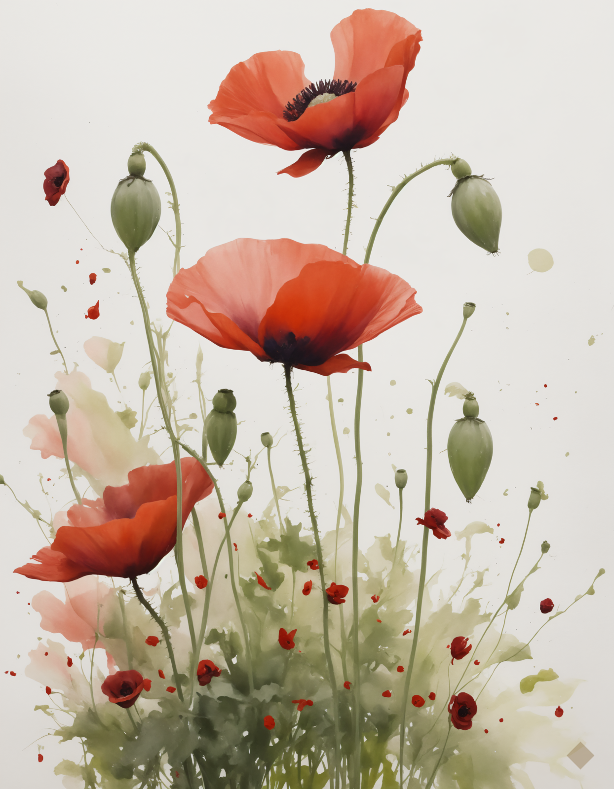 Poppy Field Wash