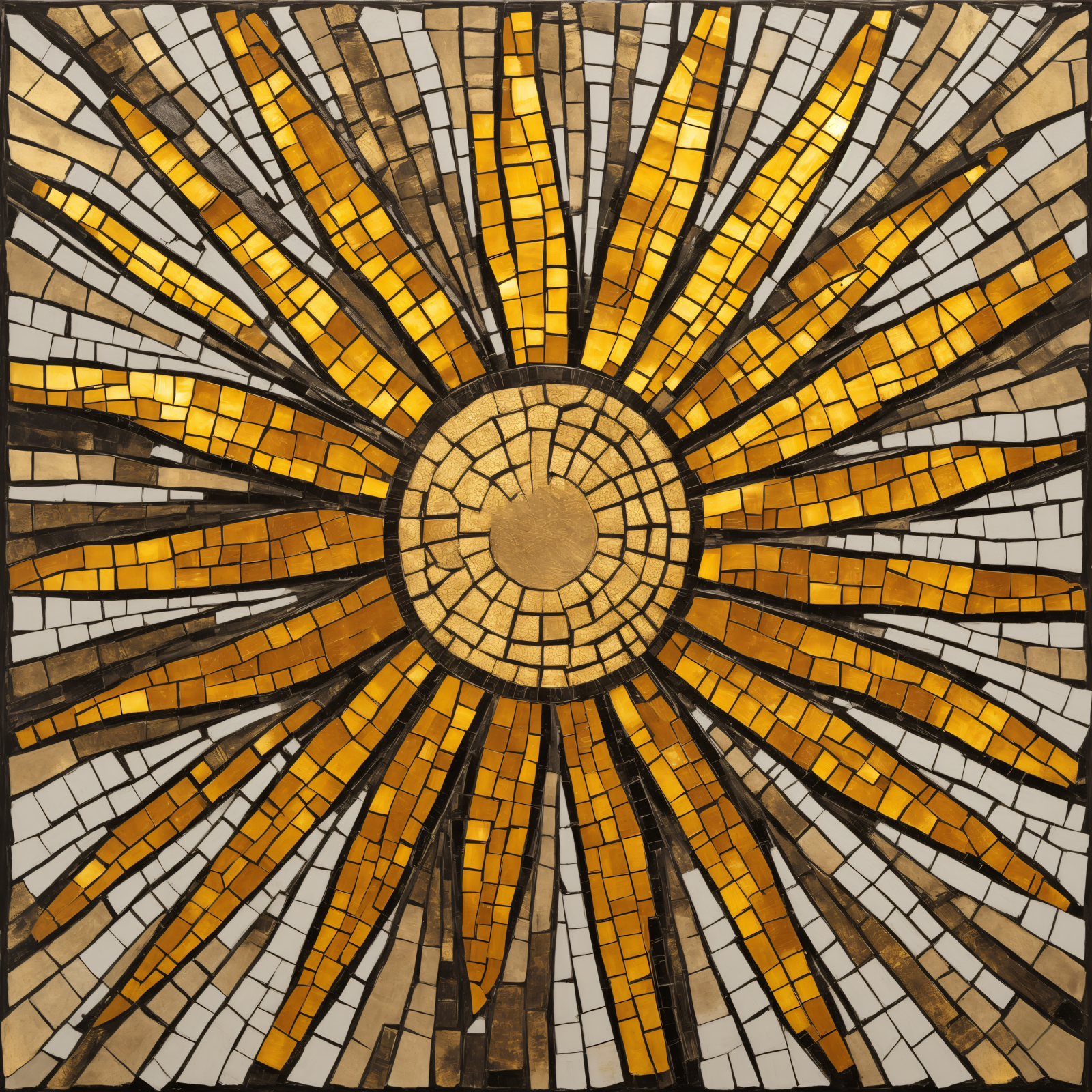 Gilded Sunburst