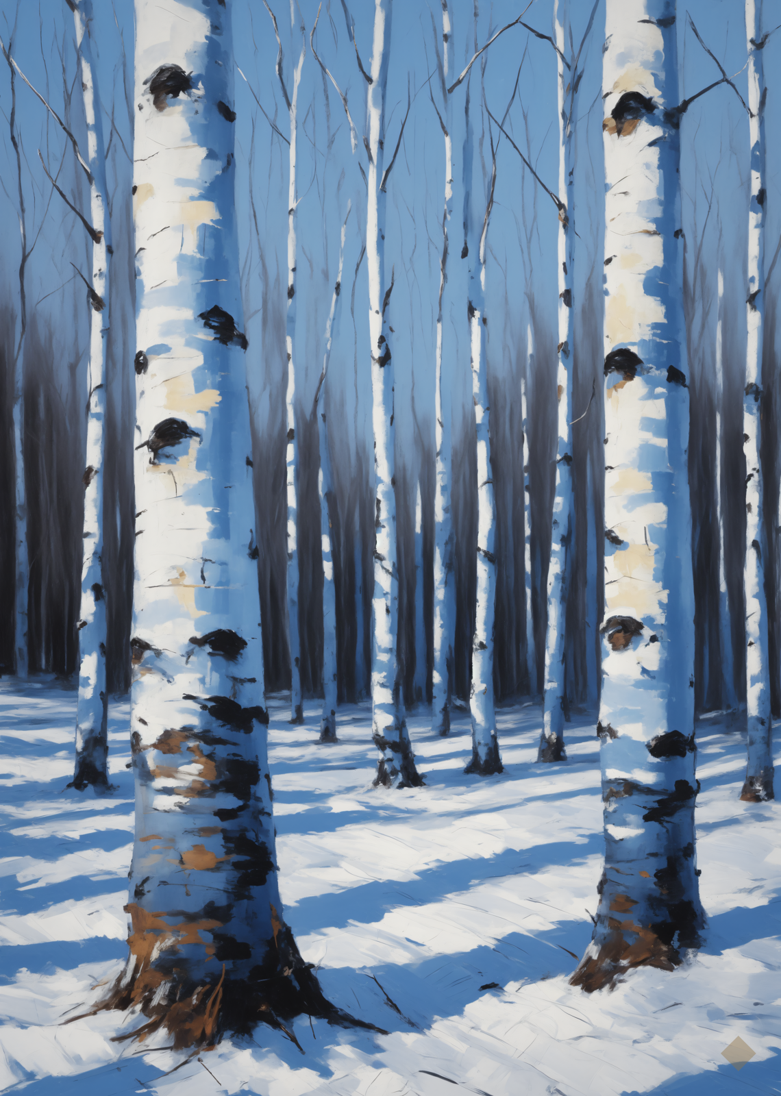 Winter Birches