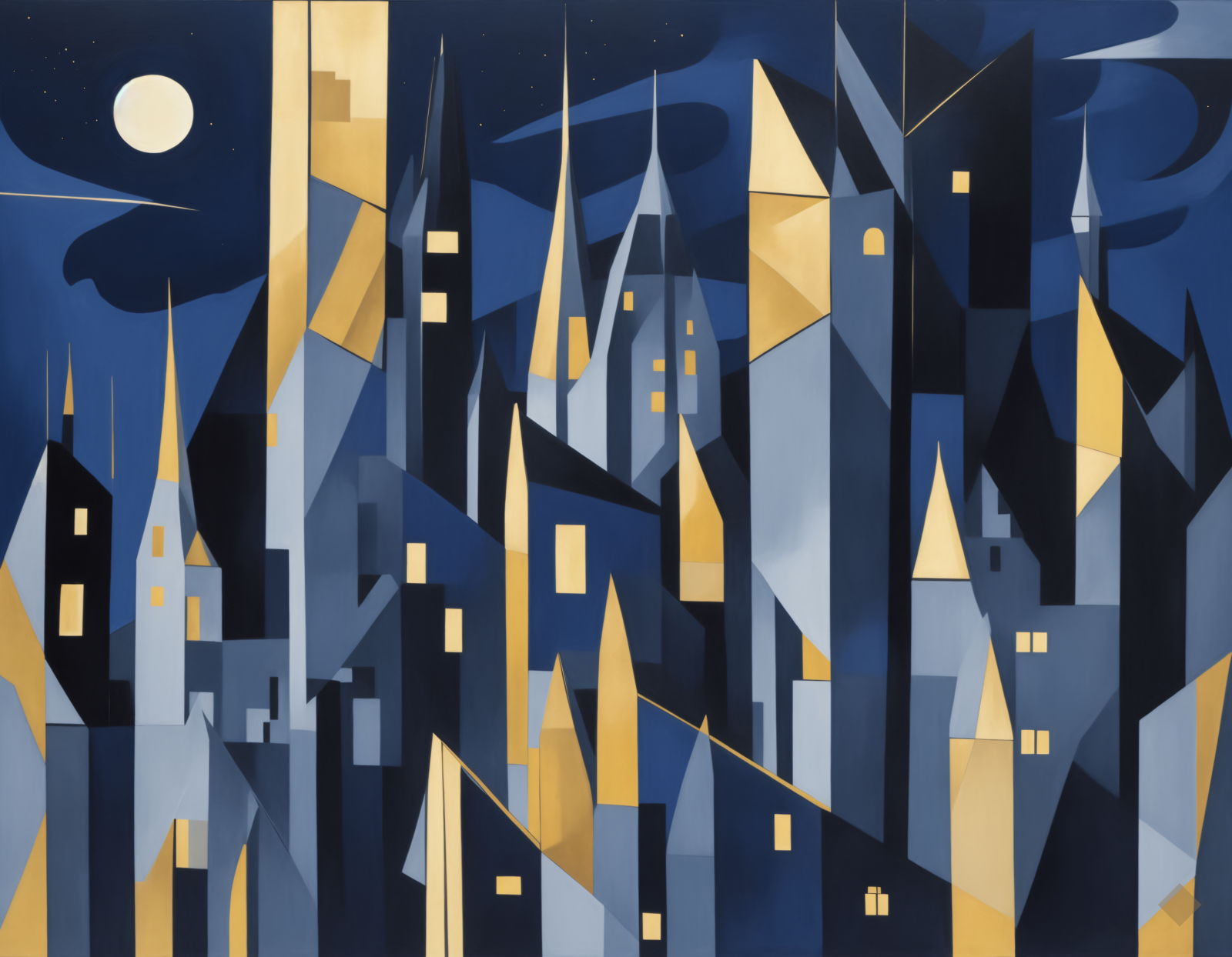 Cubist Night City