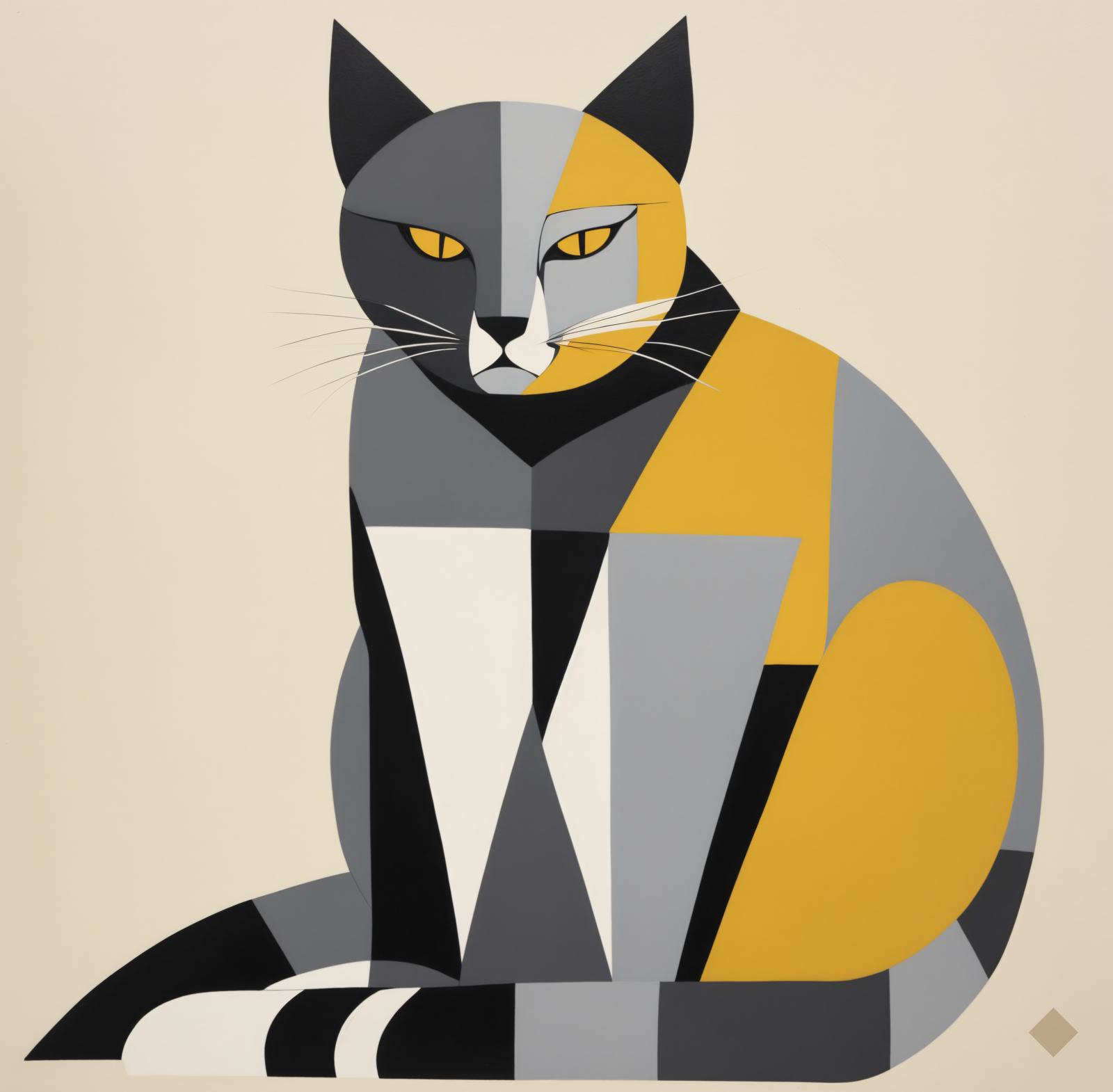 Cubist Cat