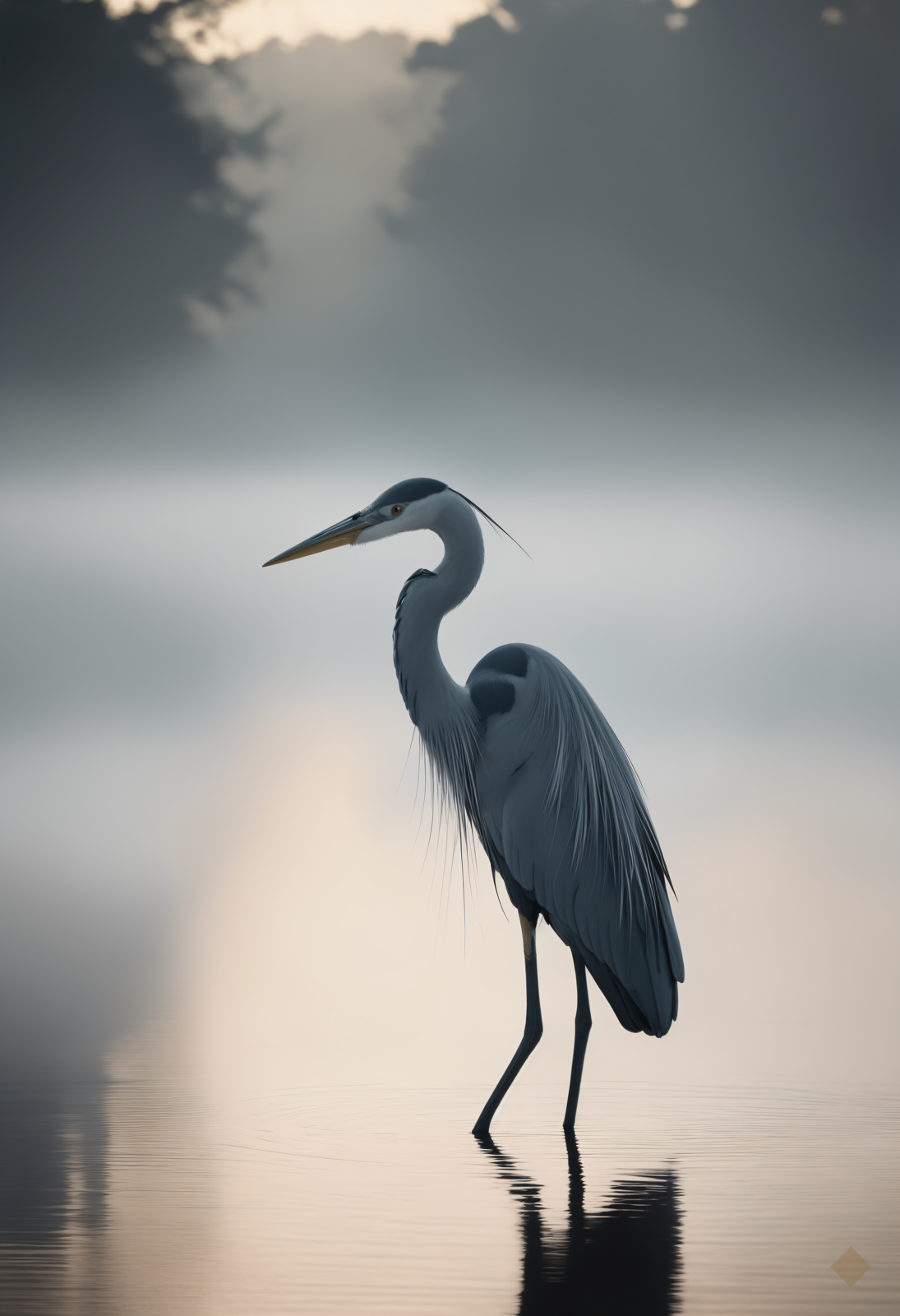 Heron at First Light