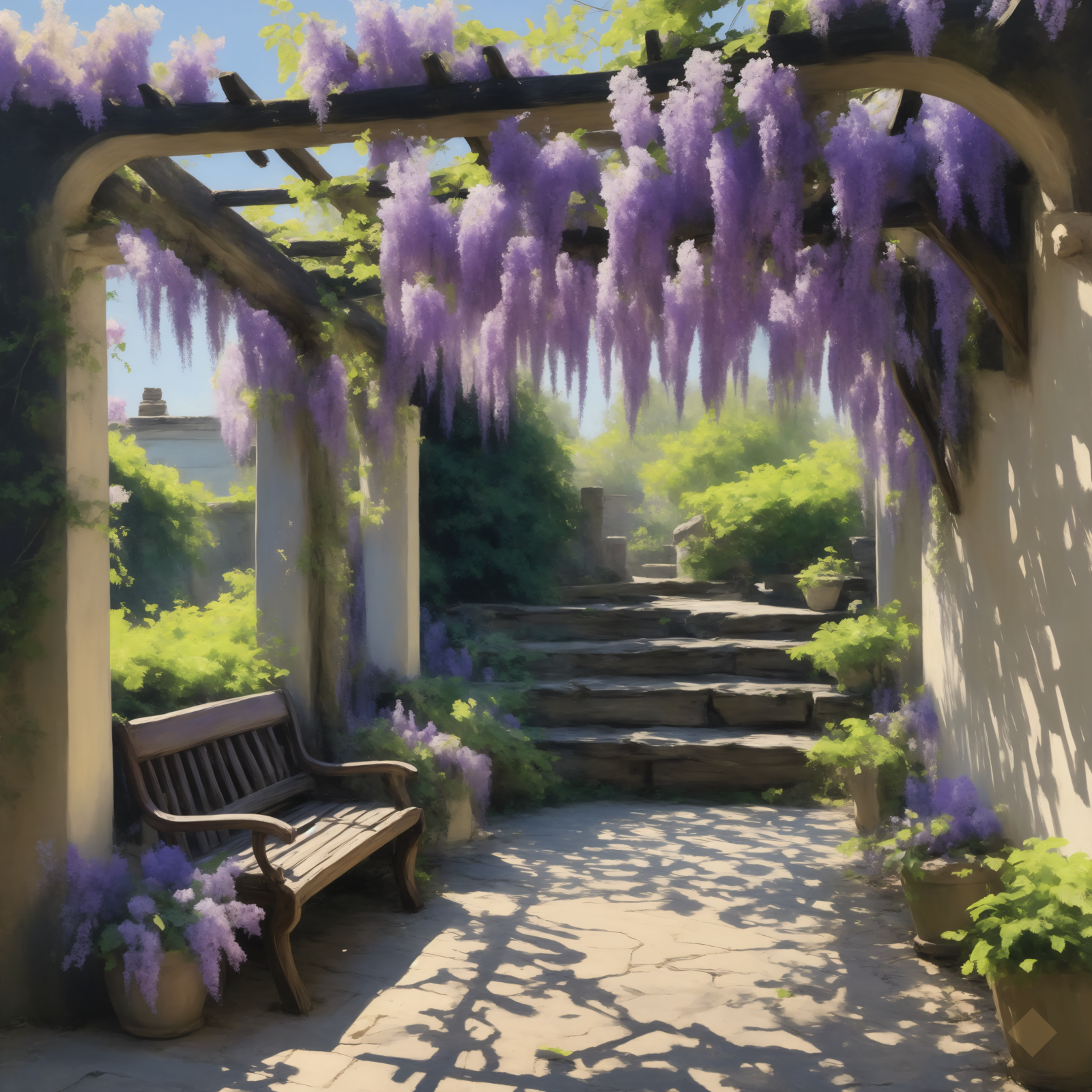 Wisteria Courtyard