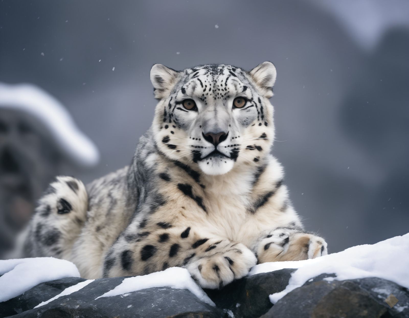 Snow Leopard Rest