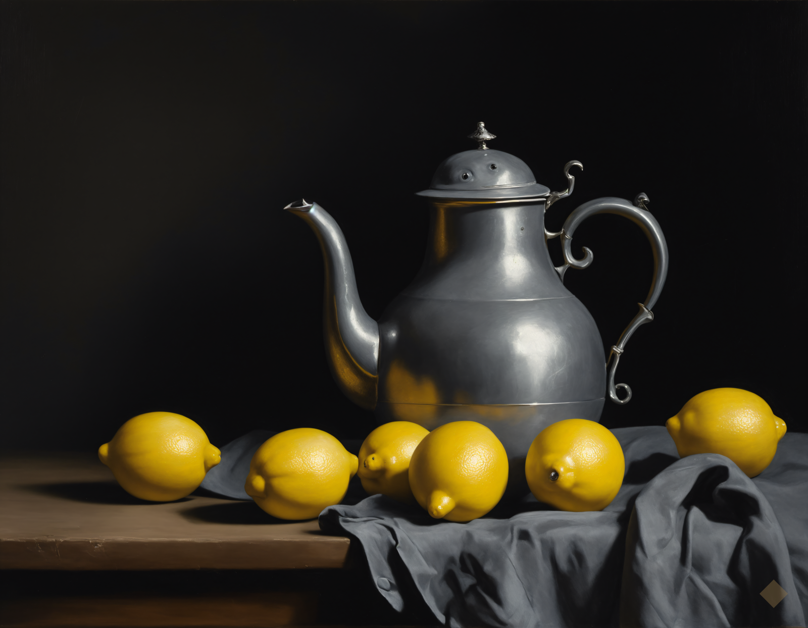 Quiet Table with Lemons
