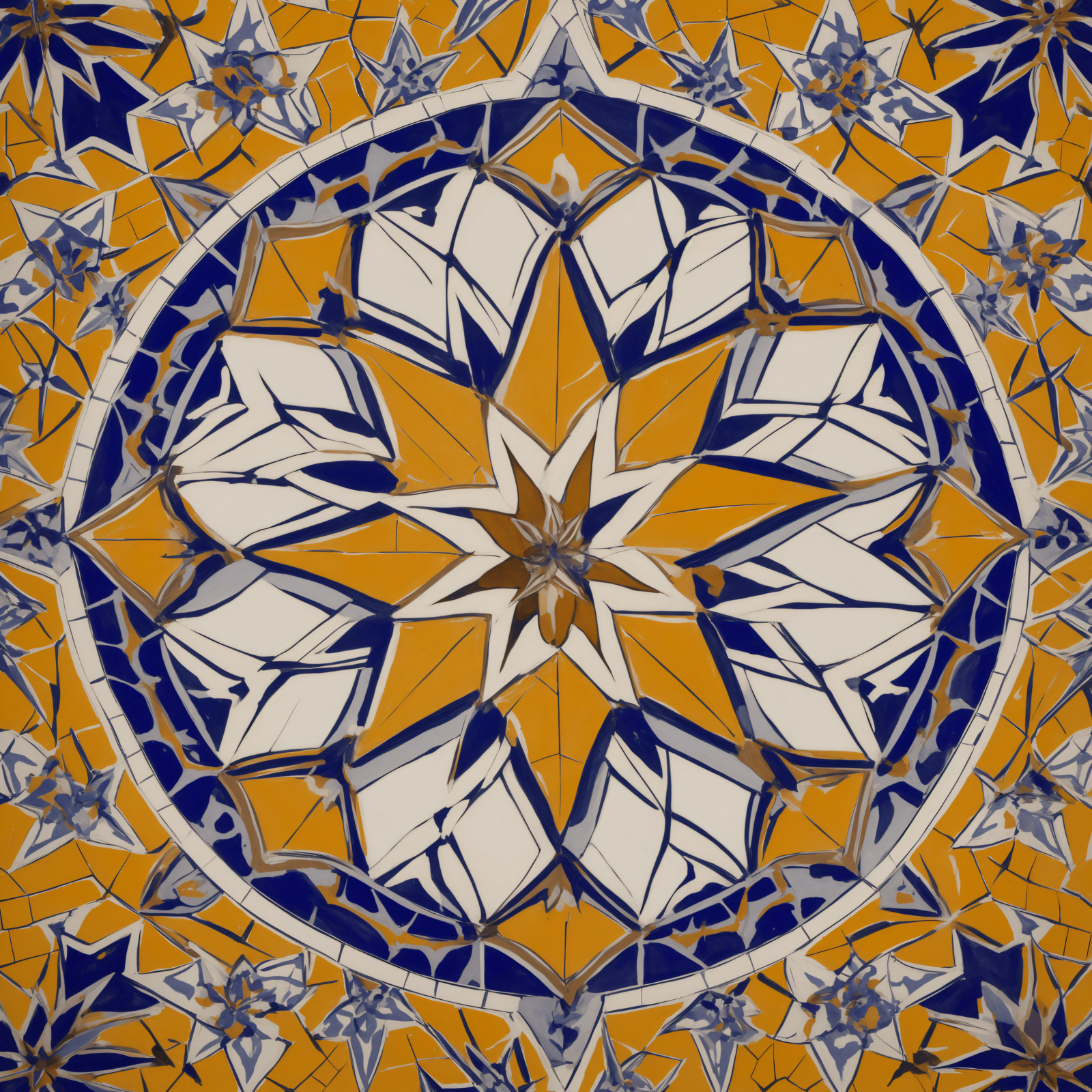 Geometric Star Mosaic