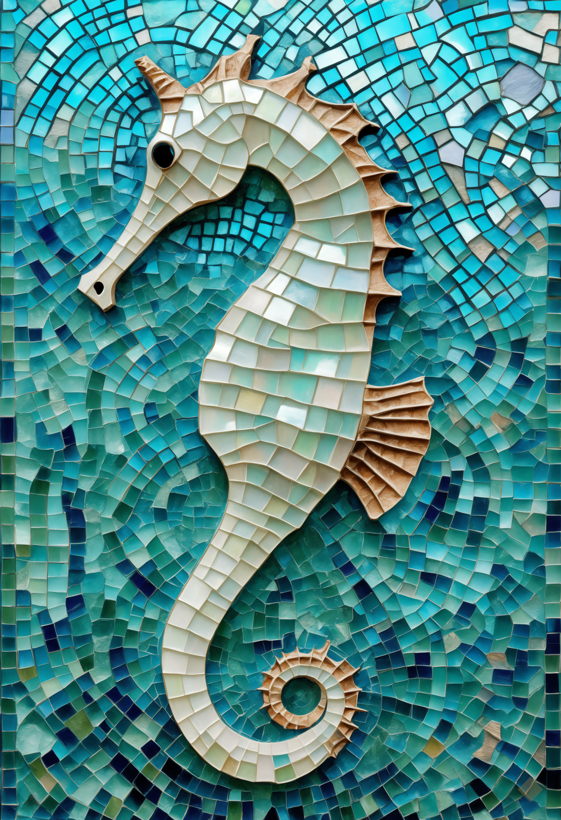 Mosaic Seahorse