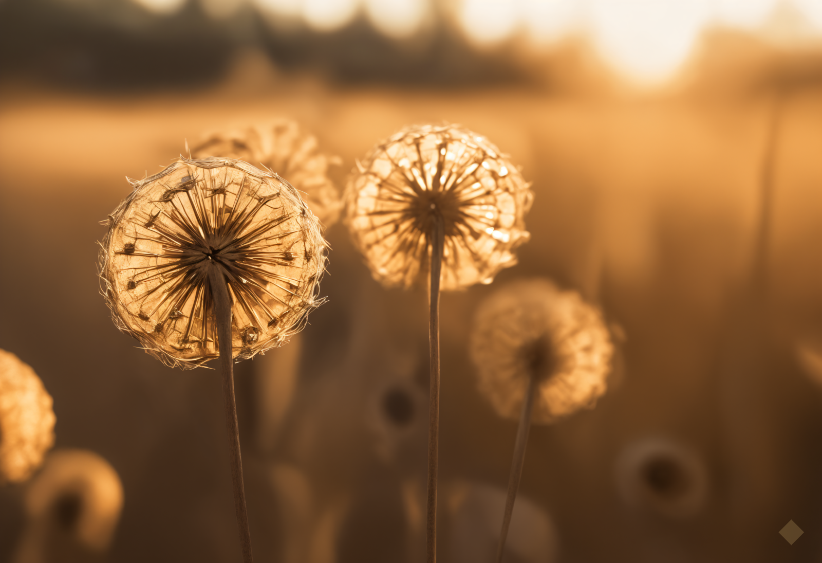 Seed Heads Backlit
