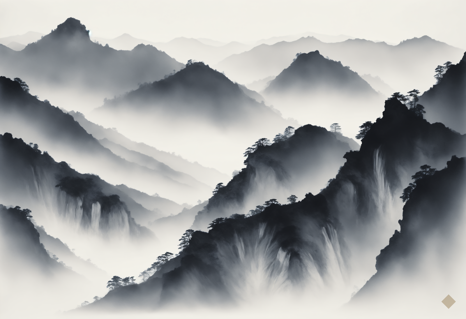 Sumi-e Mountain Mist