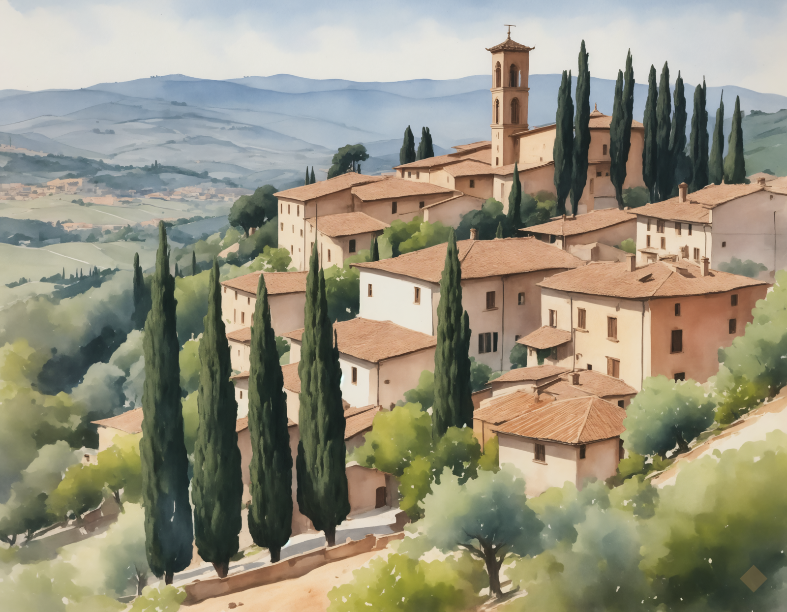 Tuscan Hilltown