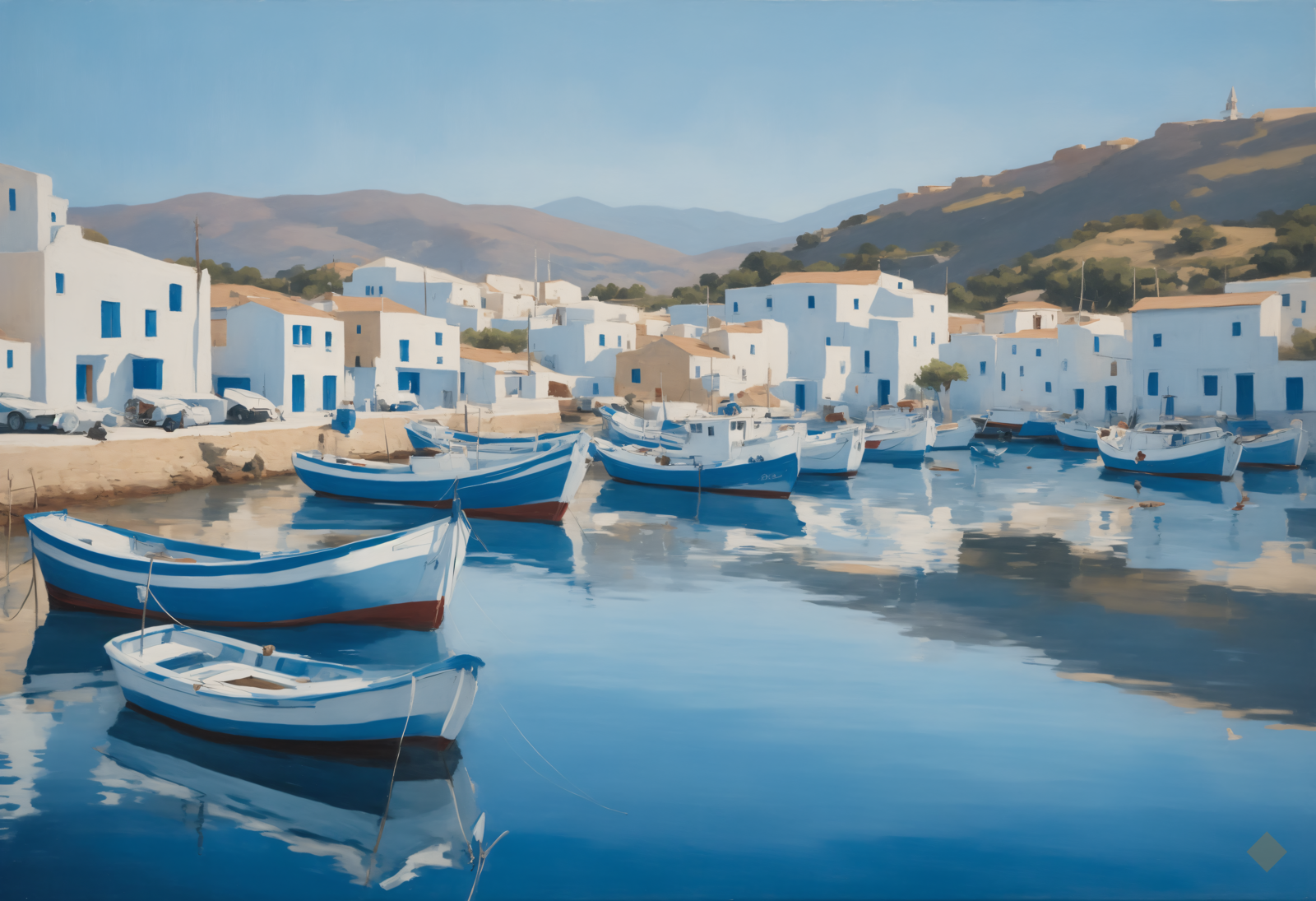 Greek Boats at Rest
