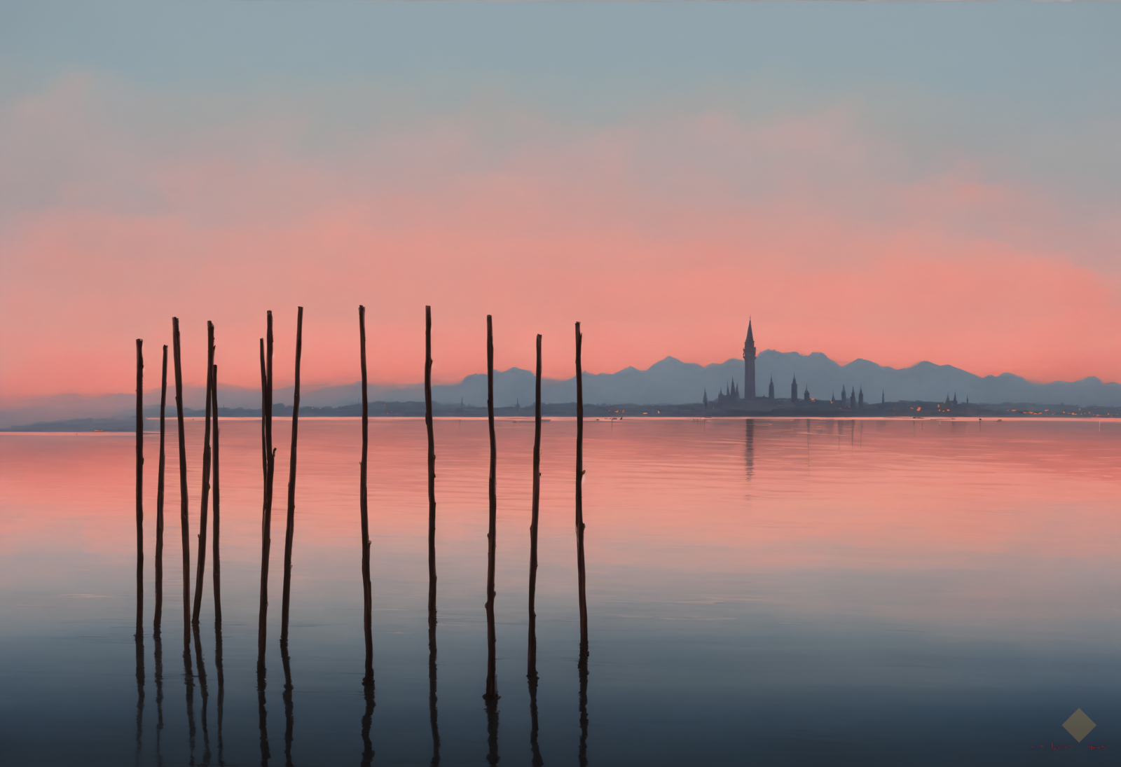 Venetian Lagoon Dusk