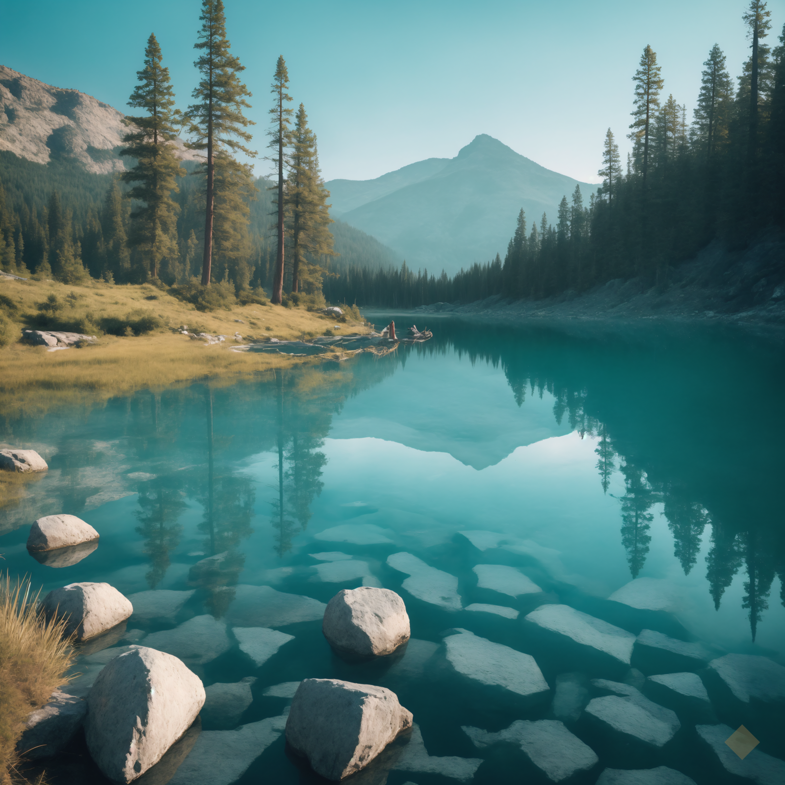 Alpine Lake Mirror