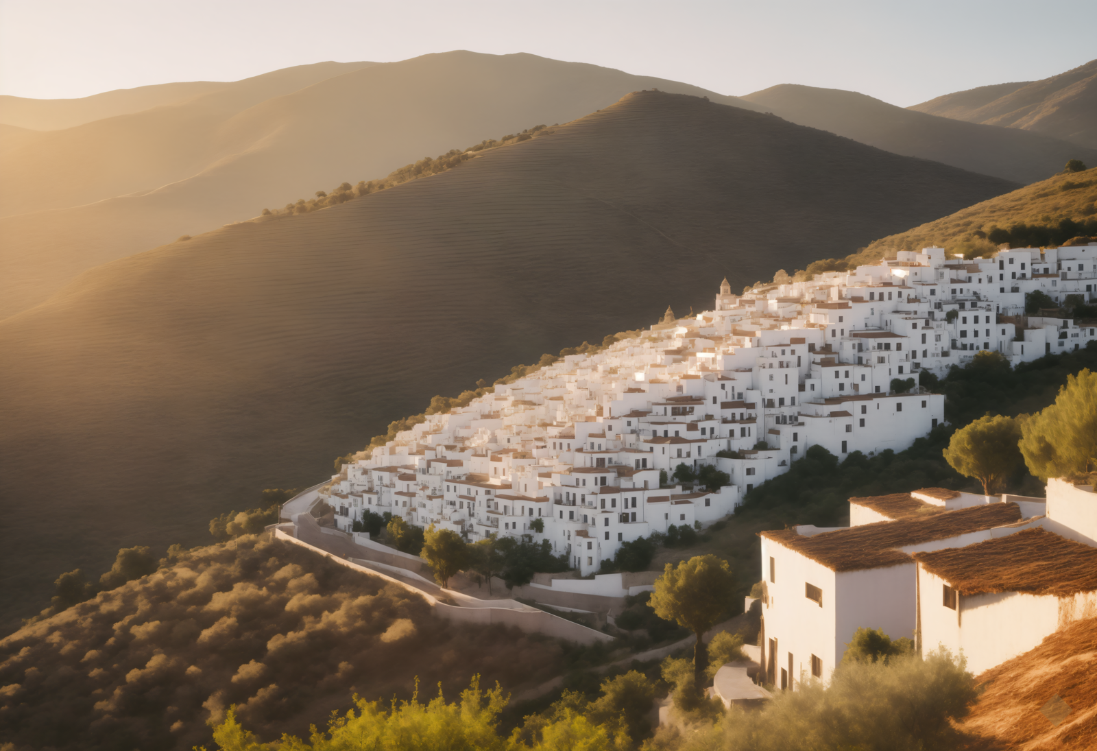 White Village Hillside