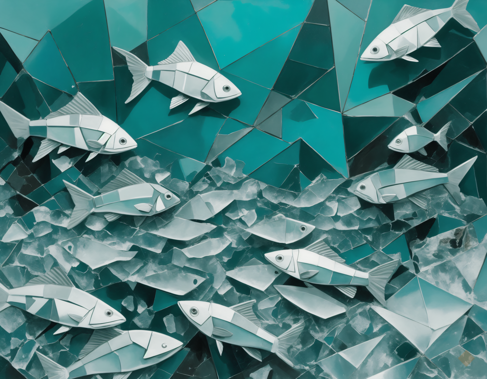 Cubist Fish Market