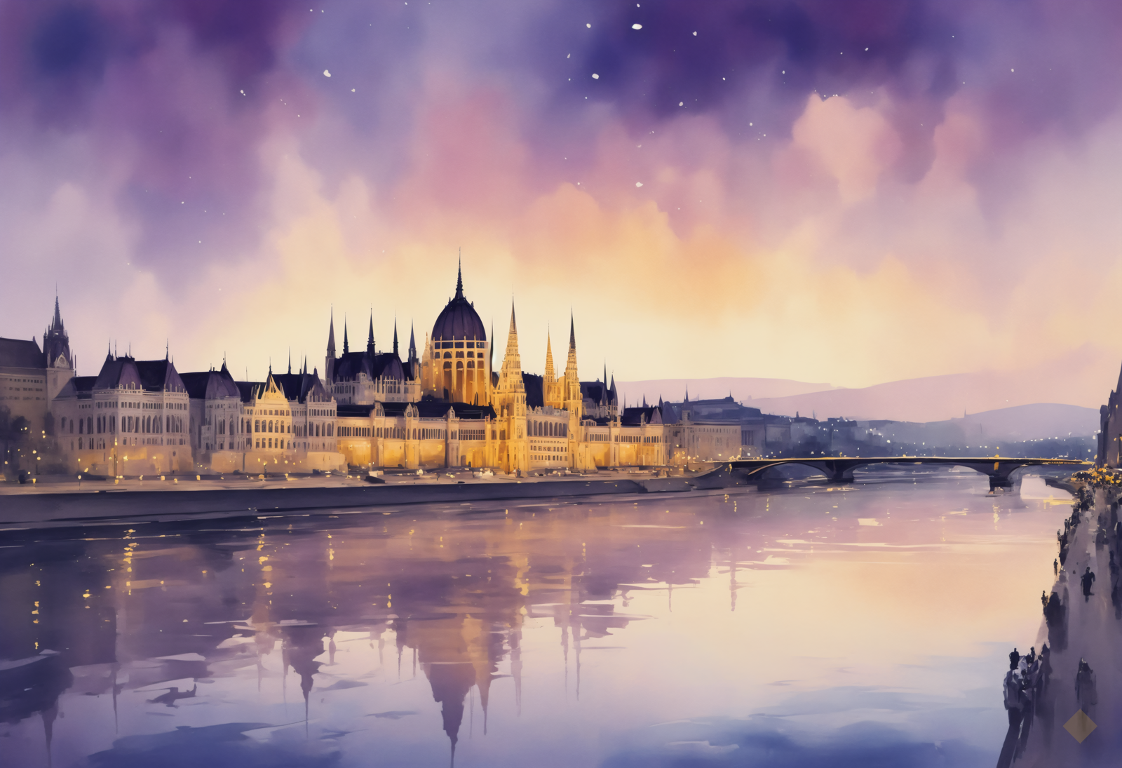 Budapest Parliament Dusk