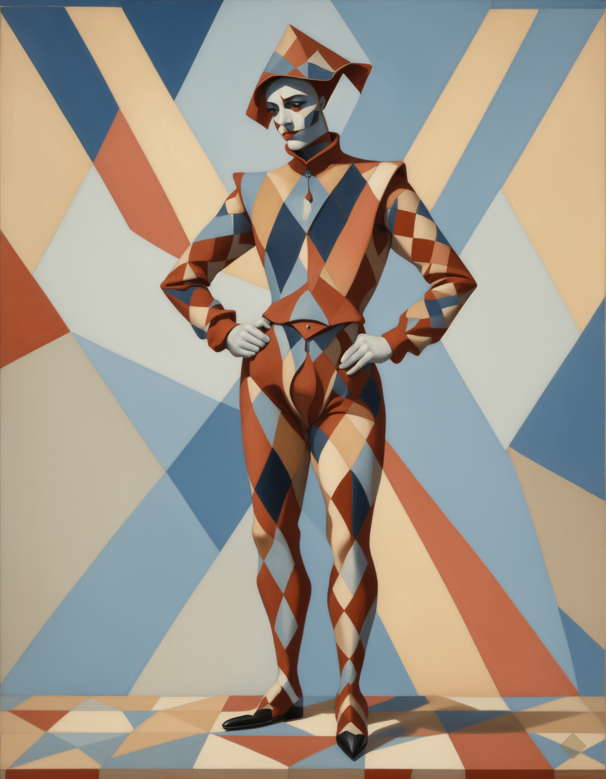 Cubist Harlequin