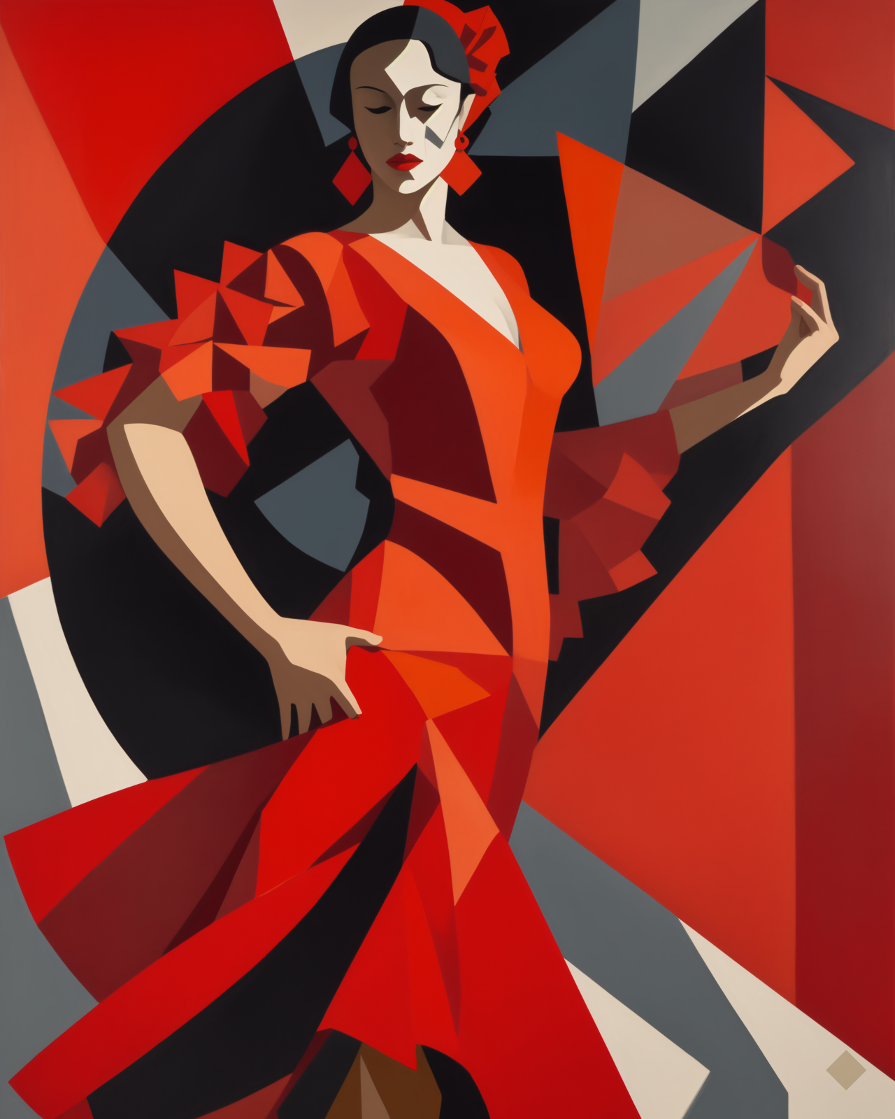 Cubist Flamenco