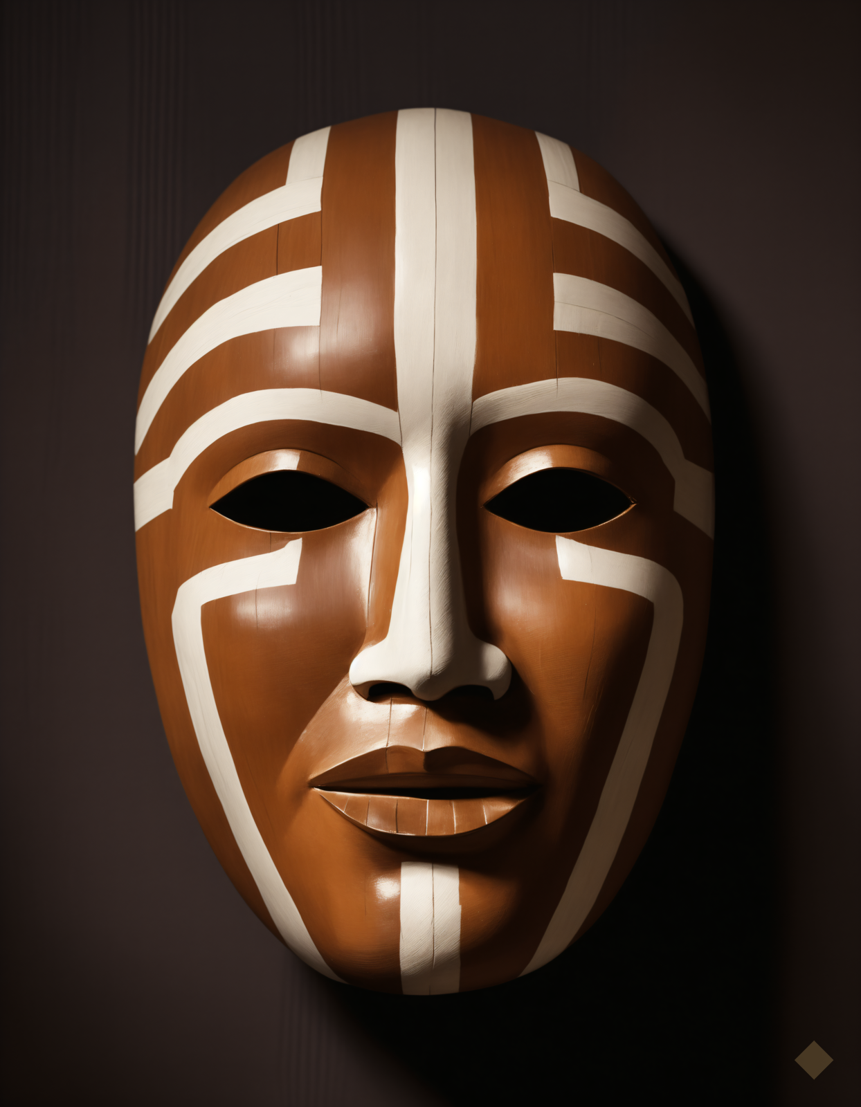 Ochre-Banded Mask