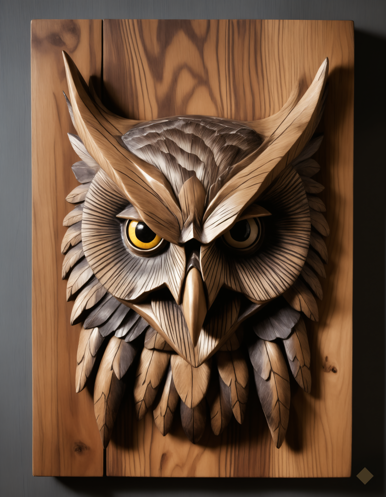 Beaked Face Carving