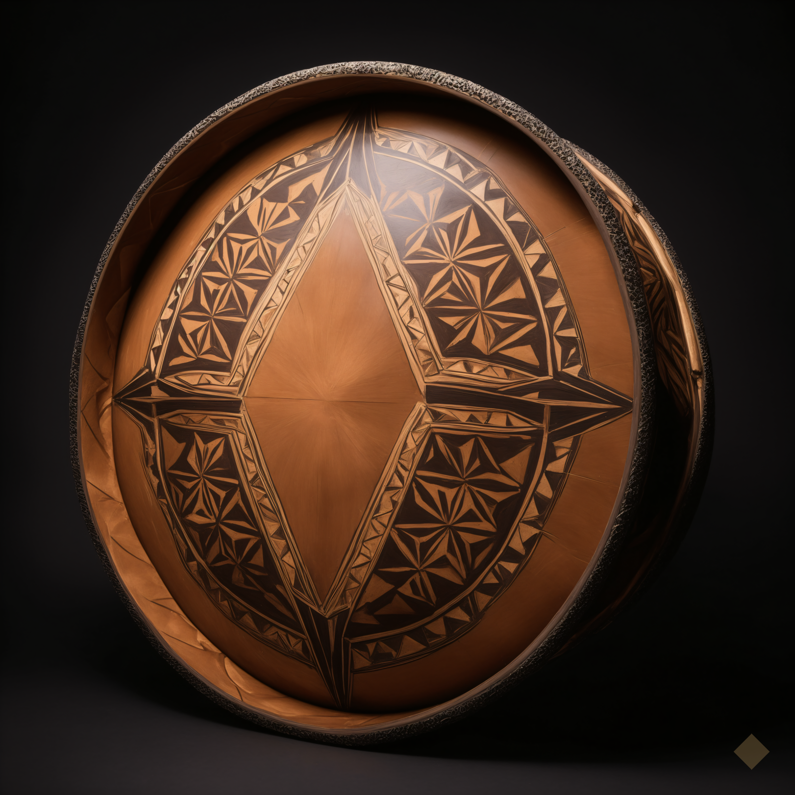 Carved Drum