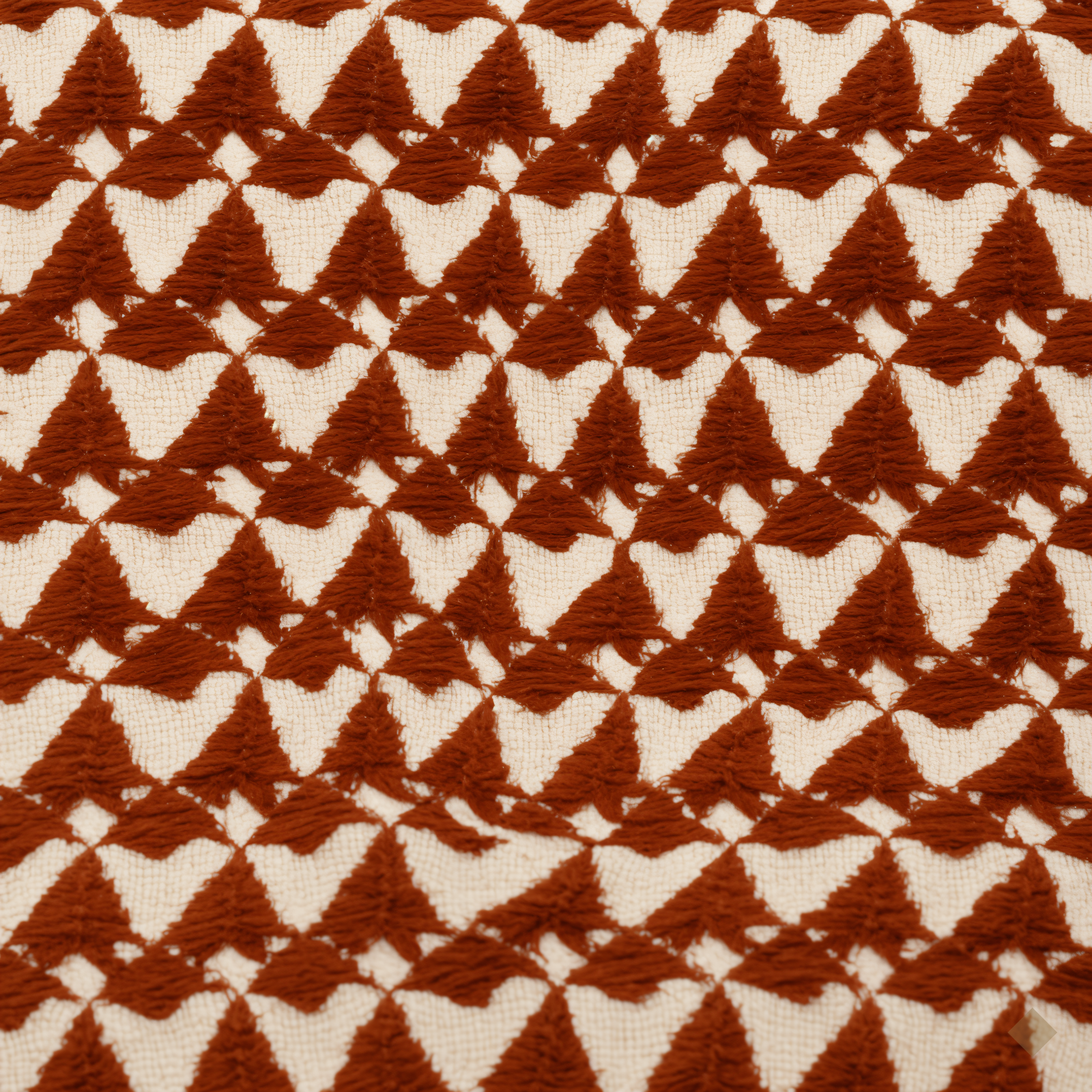 Rust Diamond Weave