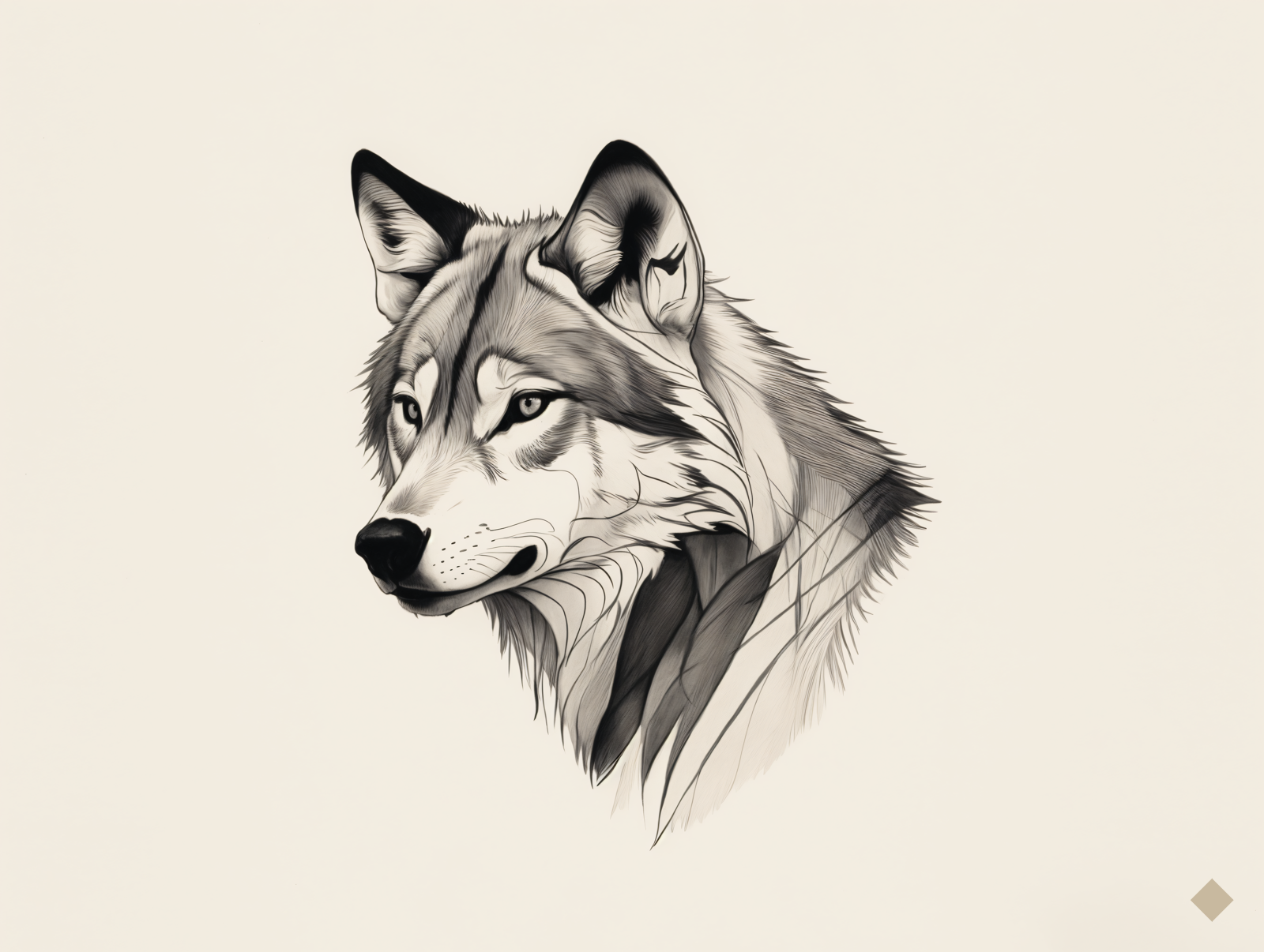 Charcoal Wolf