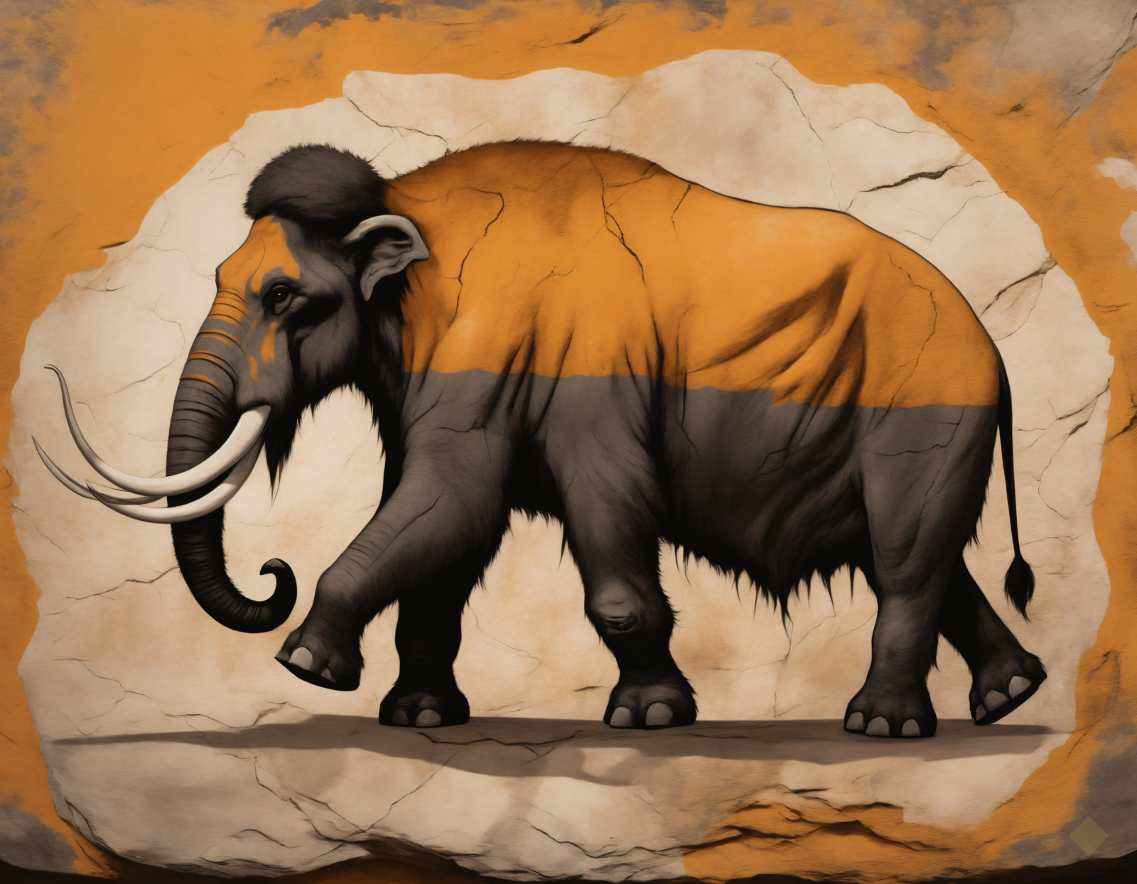 Mammoth in Ochre