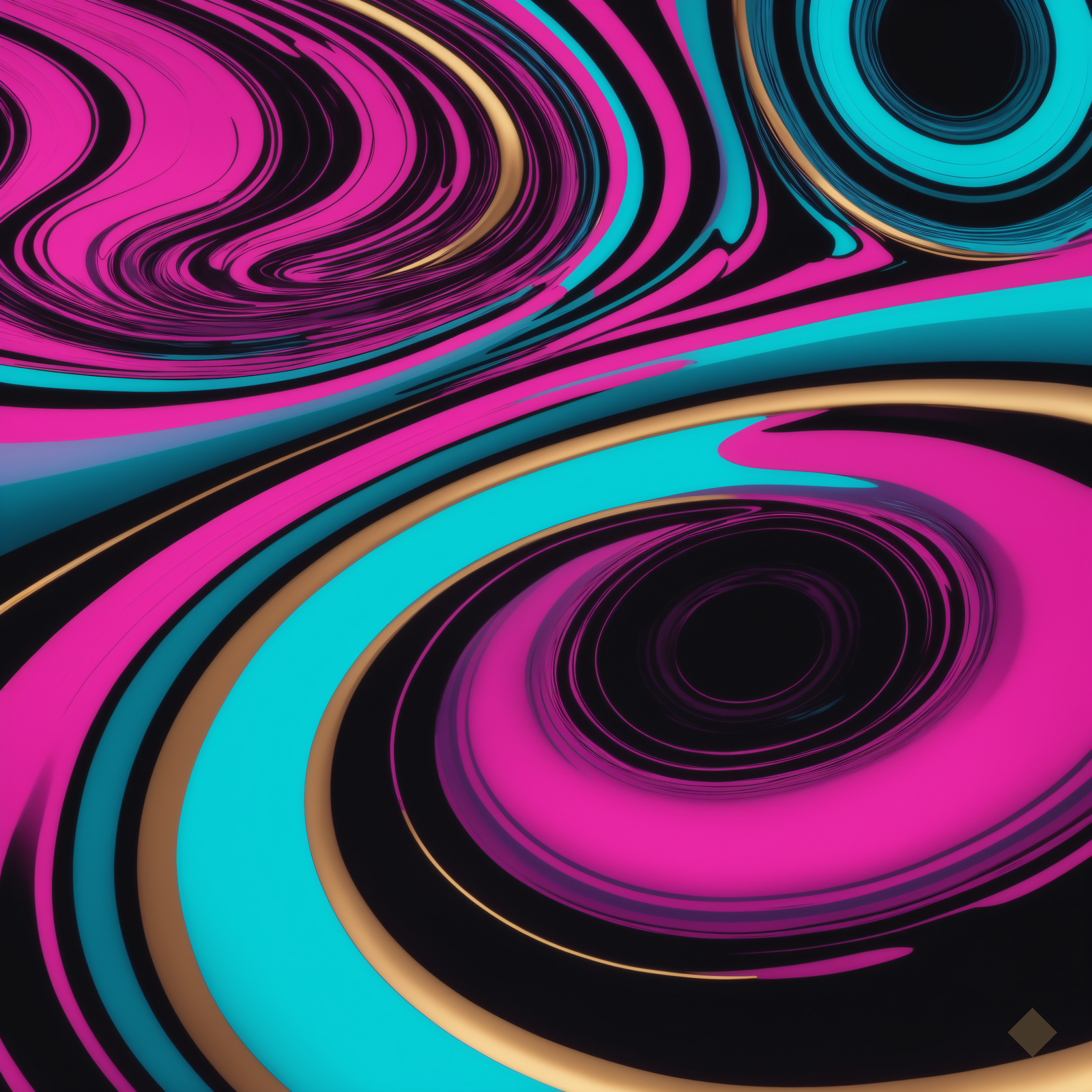 Neon Ripples