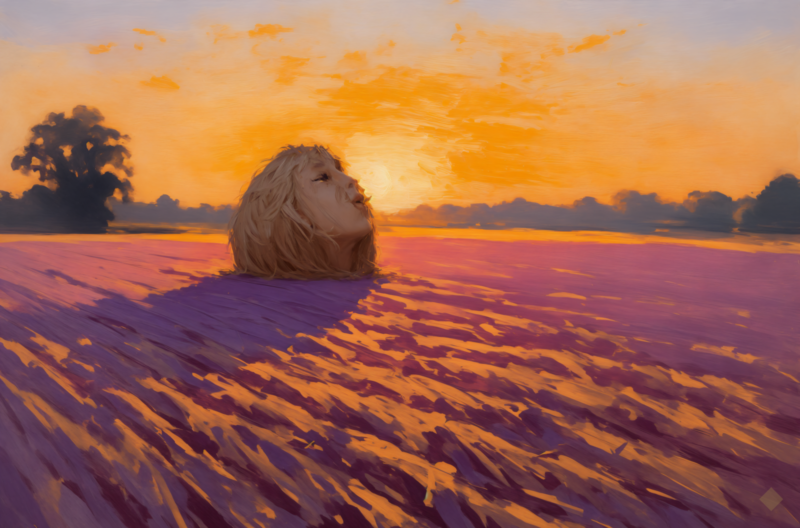 Haystack, Late Sun