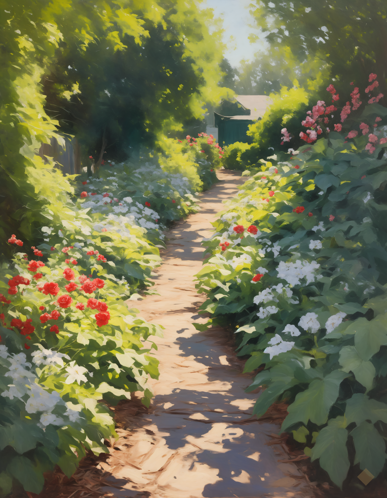 Garden Path in June